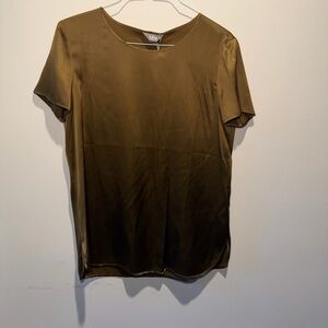 MaxMara Olive Short Sleeve Top